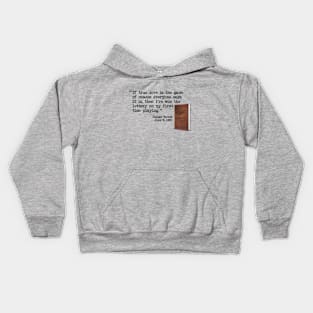 Julian Torres Journal Quote Kids Hoodie